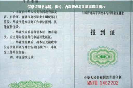 假条证明书详解，格式、内容要点与注意事项指南??
