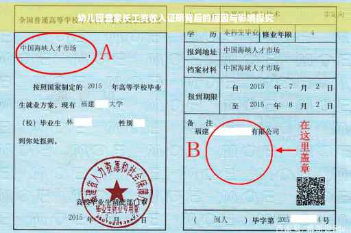 幼儿园查家长工资收入证明背后的原因与影响探究