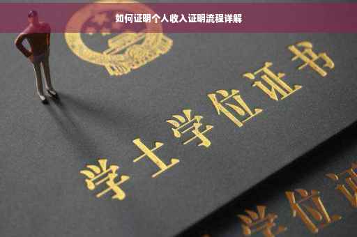 如何证明个人收入证明流程详解