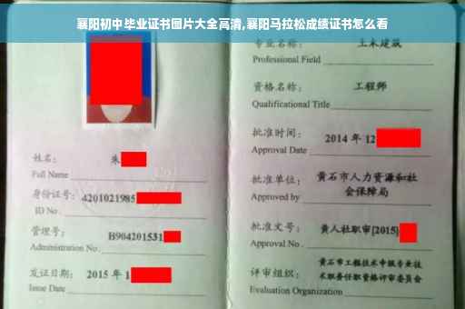 襄阳初中毕业证书图片大全高清,襄阳马拉松成绩证书怎么看