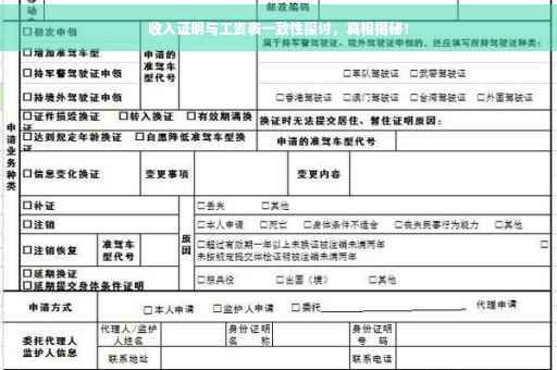收入证明与工资表一致性探讨，真相揭秘！