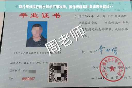 建行手机银行流水账单打印攻略，操作步骤与注意事项全解析??