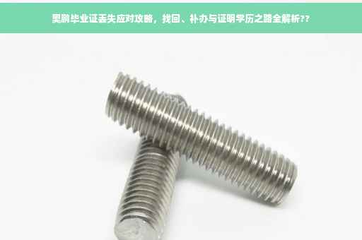 奥鹏毕业证丢失应对攻略，找回、补办与证明学历之路全解析??