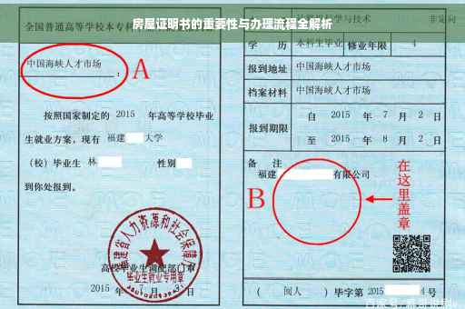 房屋证明书的重要性与办理流程全解析