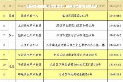 揭秘建账前的银行存款流水，揭开财务初始状态面纱