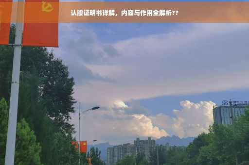 认股证明书详解，内容与作用全解析??