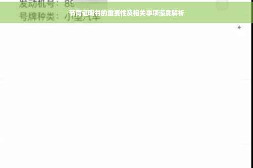 节育证明书的重要性及相关事项深度解析