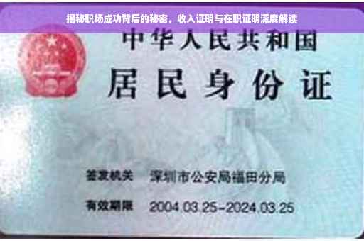 揭秘职场成功背后的秘密，收入证明与在职证明深度解读