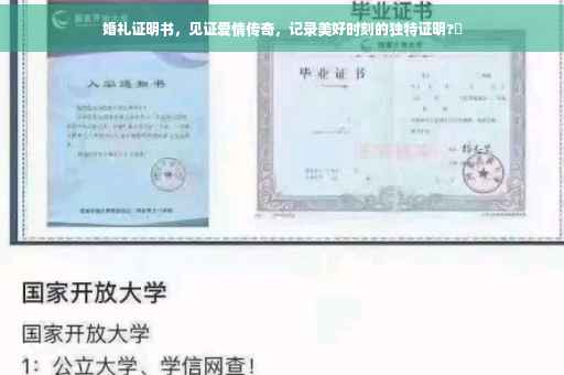 婚礼证明书，见证爱情传奇，记录美好时刻的独特证明?✨