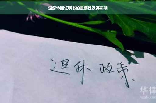 湿疹诊断证明书的重要性及其影响