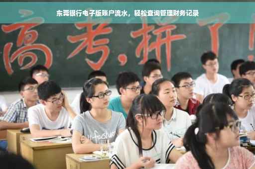 东莞银行电子版账户流水，轻松查询管理财务记录