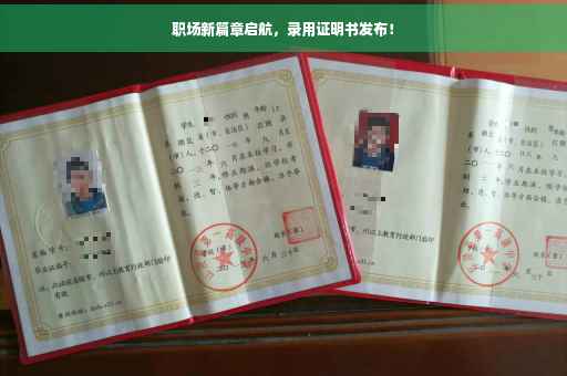 职场新篇章启航，录用证明书发布！