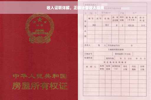 收入证明详解，正确计算收入指南