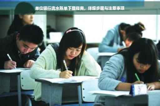 单位银行流水账单下载指南，详细步骤与注意事项