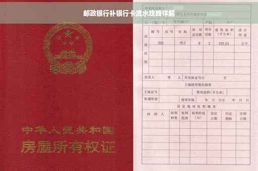 邮政银行补银行卡流水攻略详解