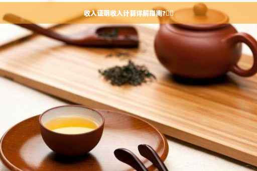 收入证明收入计算详解指南?⚡️
