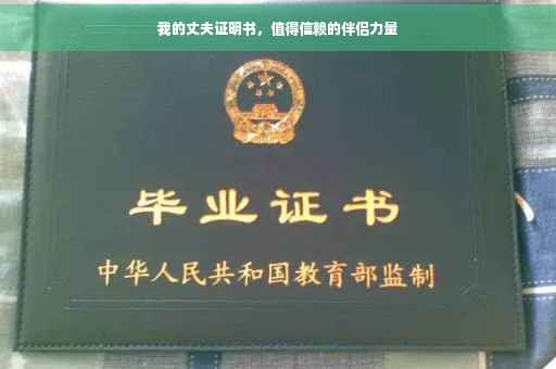 我的丈夫证明书，值得信赖的伴侣力量