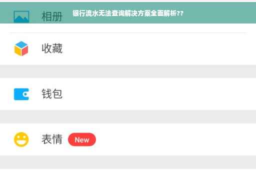 银行流水无法查询解决方案全面解析??