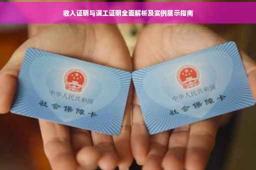 收入证明与误工证明全面解析及实例展示指南