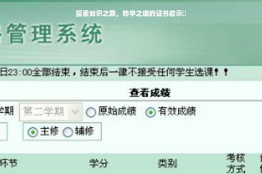 探索知识之路，劝学之道的证书启示✨
