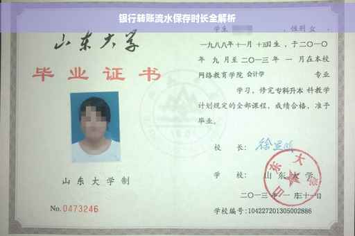 银行转账流水保存时长全解析