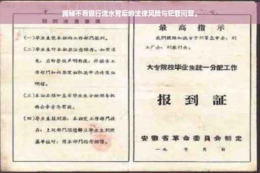 揭秘不看银行流水背后的法律风险与犯罪问题。