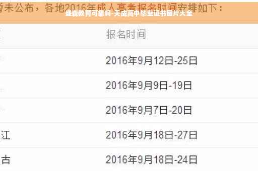 盛森教育可靠吗-天成高中毕业证书图片大全