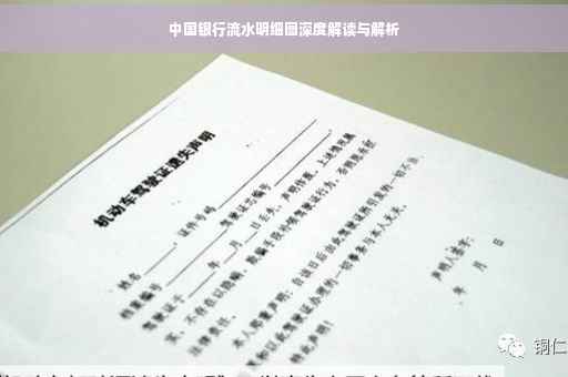 中国银行流水明细图深度解读与解析