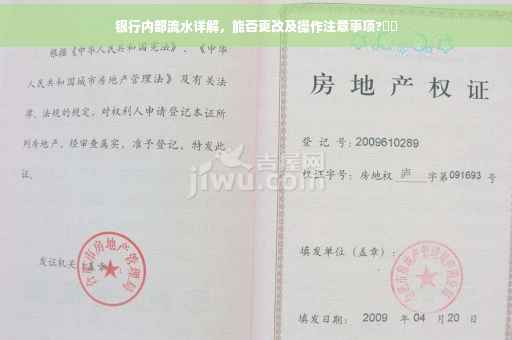 银行内部流水详解，能否更改及操作注意事项?⚡️