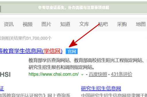 中专毕业证丢失，补办流程与注意事项详解