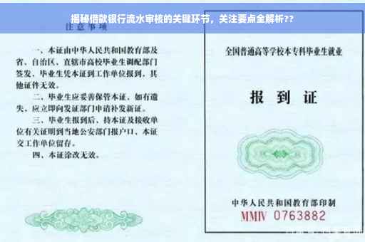 揭秘借款银行流水审核的关键环节，关注要点全解析??
