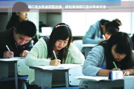 建行流水账单获取攻略，轻松查询银行流水账单方法