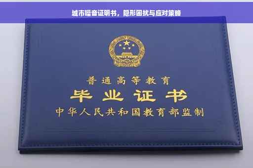 城市噪音证明书，隐形困扰与应对策略
