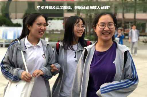 中英对照及深度解读，在职证明与收入证明?