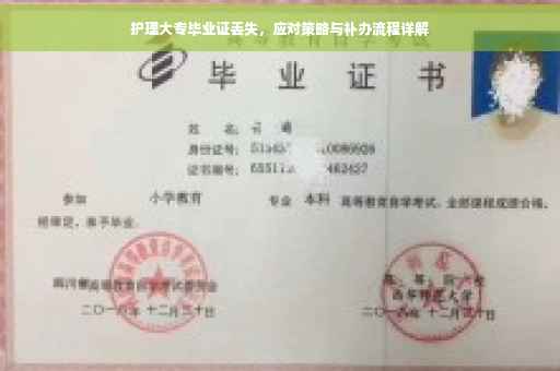 护理大专毕业证丢失，应对策略与补办流程详解
