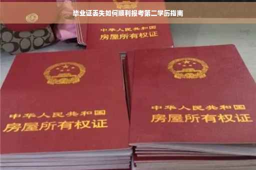 毕业证丢失如何顺利报考第二学历指南