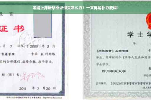考编上岸后毕业证遗失怎么办？一文详解补办流程！