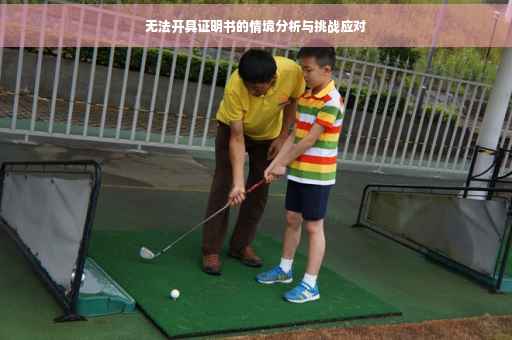 无法开具证明书的情境分析与挑战应对