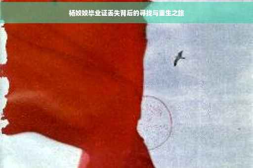 杨姣姣毕业证丢失背后的寻找与重生之旅