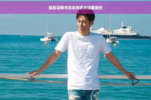 股权证明书范本向甲方详解提供