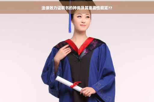 法律效力证明书的种类及其重要性概览??