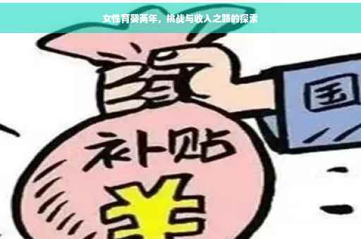 女性育婴两年，挑战与收入之路的探索