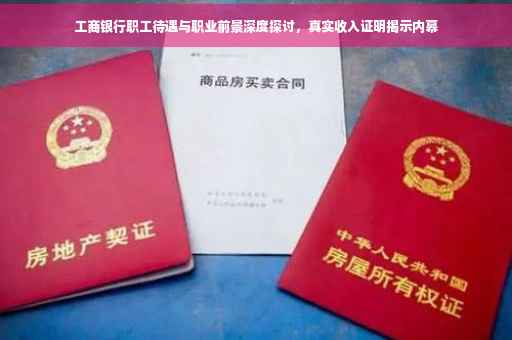 工商银行职工待遇与职业前景深度探讨，真实收入证明揭示内幕