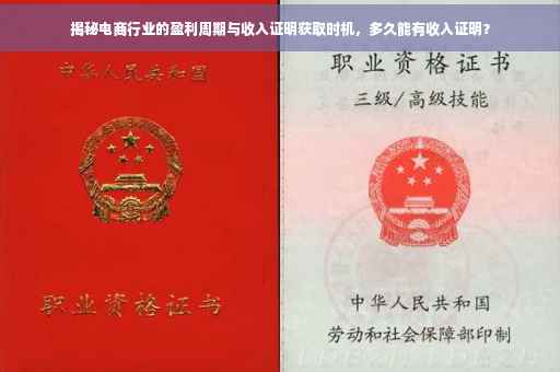 揭秘电商行业的盈利周期与收入证明获取时机，多久能有收入证明？