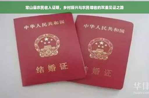 常山县农民收入证明，乡村振兴与农民增收的双重见证之路