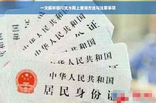 一文解析银行流水网上查询方法与注意事项