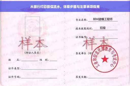 从银行打印微信流水，详细步骤与注意事项指南