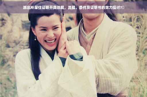 派出所居住证明开具详解，流程、条件及证明书的效力探讨?✨
