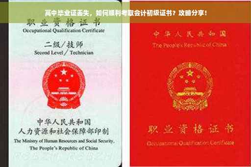 高中毕业证丢失，如何顺利考取会计初级证书？攻略分享！
