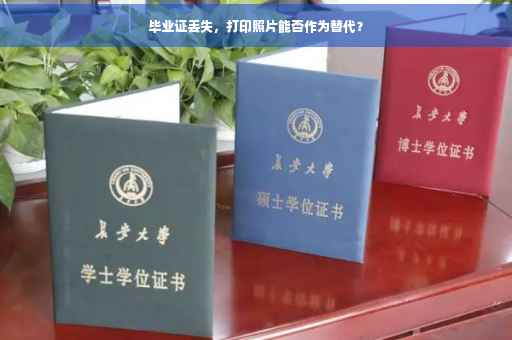 毕业证丢失，打印照片能否作为替代？